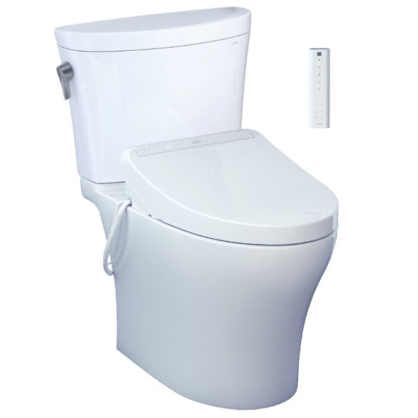 TOTO Aquia IV Arc DualFlush Elongated TwoPiece Toilet (Seat Included
